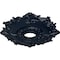 Ekena Millwork Riley Ceiling Medallion (Fits Canopies up to 4 5/8"), 18"OD x 3 1/2"ID x 1 1/2"P, Midnight Dream CM18RLMDF - alternate 3
